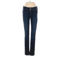 Hudson Jeans Jeans - Low Rise Skinny Leg Denim: Blue Bottoms - Women's Size 24 - Sandwash