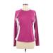 Under Armour Active T-Shirt: Pink Color Block Activewear - Women's Size Medium