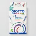 Giotto Turbo Glitter Pastel Pens Set of 8