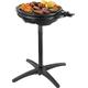 George Foreman Indoor/Outdoor 22460 Health Grill - Silver / Black, Black