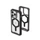 URBAN ARMOR GEAR UAG Case Compatible with iPhone 15 Pro Case 6.1" Plyo Black/Black Built-in Magnet Compatible with MagSafe Charging Rugged Anti-Yellowing Transparent Clear Protective Cover