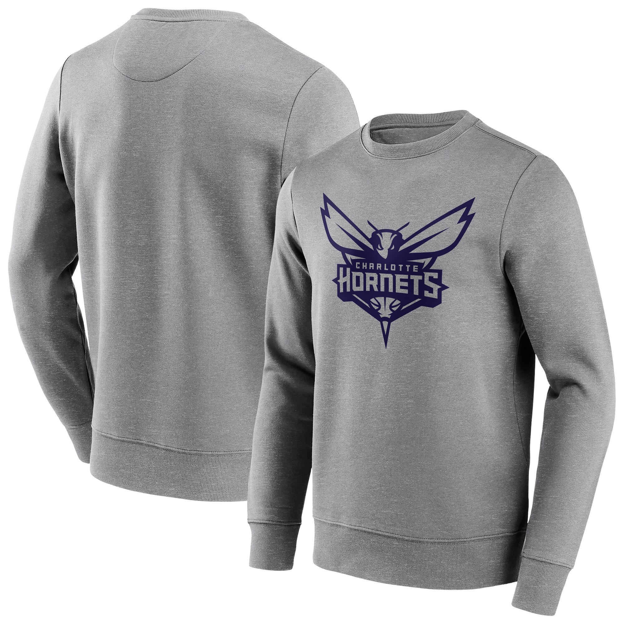 Charlotte Hornets Fanatics Mono Logo Rundhals-Sweatshirt mit Logo - Herren Image