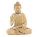 Sitting Buddha,'Hand Carved Wood Sculpture'