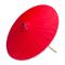 Decorative garden umbrella, 'Happy Garden in Scarlet'