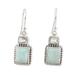 Beyond Bliss,'Larimar and Blue Topaz Dangle Earrings'