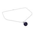 'Blue Universe' - Hand Made Sterling Silver and Lapis Lazuli Necklace