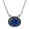 Mystical Medallion,'Lapis lazuli pendant necklace'