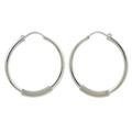 'Loop the Hoop' - Fair Trade Sterling Silver Hoop Earrings