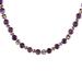 Simple Grace,'Amethyst and 950 Silver Beaded Necklace from Thailand'