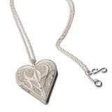 'Loving Heart' - Fair Trade Filigree Heart Locket Necklace