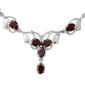 Buds of Passion,'Garnet necklace'