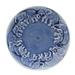 Celadon ceramic plate, 'Blue Elephant Herd'