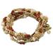 Calcite and Glass Beaded Wrap Bracelet from Thailand 'Lively Party'