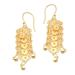 Slice of Life,'Gold-Plated Sterling Silver Dangle Earrings'