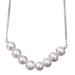 Cultured pearl pendant necklace, 'Sweet Purity'