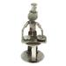 'Handcrafted Recycled Scrap Metal Chef Statuette from Mexico'