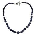 Lapis lazuli strand necklace, 'Regal Blue'