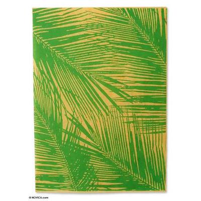 Sunset Leaves,'Saa wrapping paper (Set of 6)'