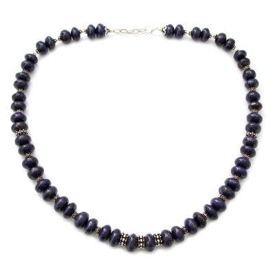 Lapis lazuli strand necklace, 'Mystic'