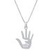 Forever Together,'Inspirational Sterling Silver Pendant Necklace from Thailand'