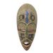 African wood mask, 'Opanyin'