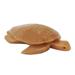 Calm Shell,'Sea Turtle Sculpture Handcrafted from Brown Dolomite'