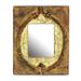 Worlasi Age,'Rustic Sese Wood Wall Mirror Crafted in Ghana'