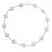 Cultured pearl station necklace, 'Mystic Moons'