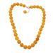 Evening Cocktail in Orange,'Sterling Silver and Orange Agate Beaded Necklace'