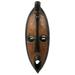 Borre,'Original African Rain Wood Mask Hand Crafted in Ghana'