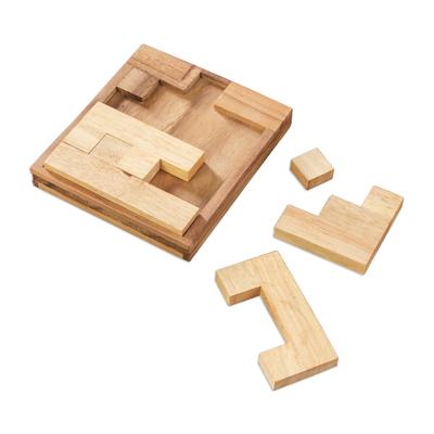 Find a Way,'Handmade Raintree Wood Puzzle from Thailand'