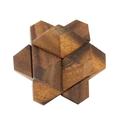 Star Challenge,'Handcrafted Wood Star-Shaped Puzzle from Thailand'