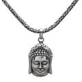 Charm of Buddha,'Sterling Silver Buddha Pendant Necklace from Bali'