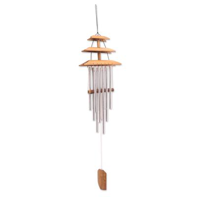 Balinese Temple,'Artisan Crafted Bamboo Wind Chime'