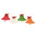Joyous Bells,'Handcrafted Natural Fiber Bell Holiday Ornaments (Set of 4)'