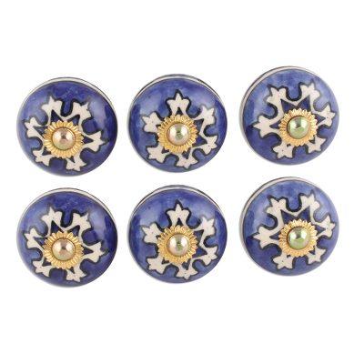 Starry Brilliance,'Star Motif Ceramic Knobs from I...