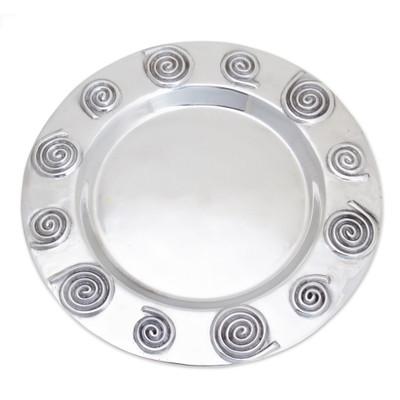 Aluminum platter, 'Helix'