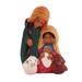 'Hand-Painted Ceramic Andean Nativity Sculpture from Peru'