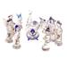 Andean Festivity,'Clear Gilded Glass Nativity Scene from Peru (12 Piece)'