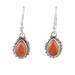 Sweet Honeysuckle,'Handcrafted Carnelian Earrings'