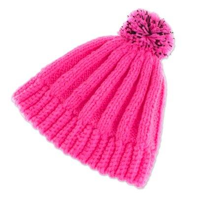 Carnation Beauty,'Crocheted Hat in Carnation from Guatemala'