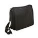 Executive Finesse in Black,'Black Leather Laptop Case Hand Crafted in Brazil'