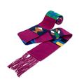 Solola Totem in Magenta,'Hand Crafted Magenta Table Runner'
