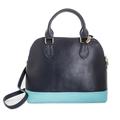 Ocean,'Leather Bowling Sling Bag with Handle and Removable Strap'