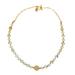 '18k Gold-Plated Cultured Pearl and Opal Beaded Necklace'