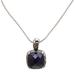 Majestic Eden,'Sapphire and Gold Accented Sterling Silver Pendant Necklace'