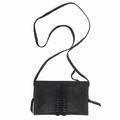 Dark Center,'Hand-Cut Leather Sling Bag from Bali'