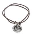 'Mayan Astrology-Themed Nickel Pendant Necklace with Aj Sign'