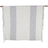 Diamond Elegance in Grey,'Artisan Crafted Cotton Throw Blanket from India'