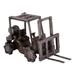 Mini Forklift,'Upcycled Metal Auto Part Mini Forklift Sculpture from Mexico'